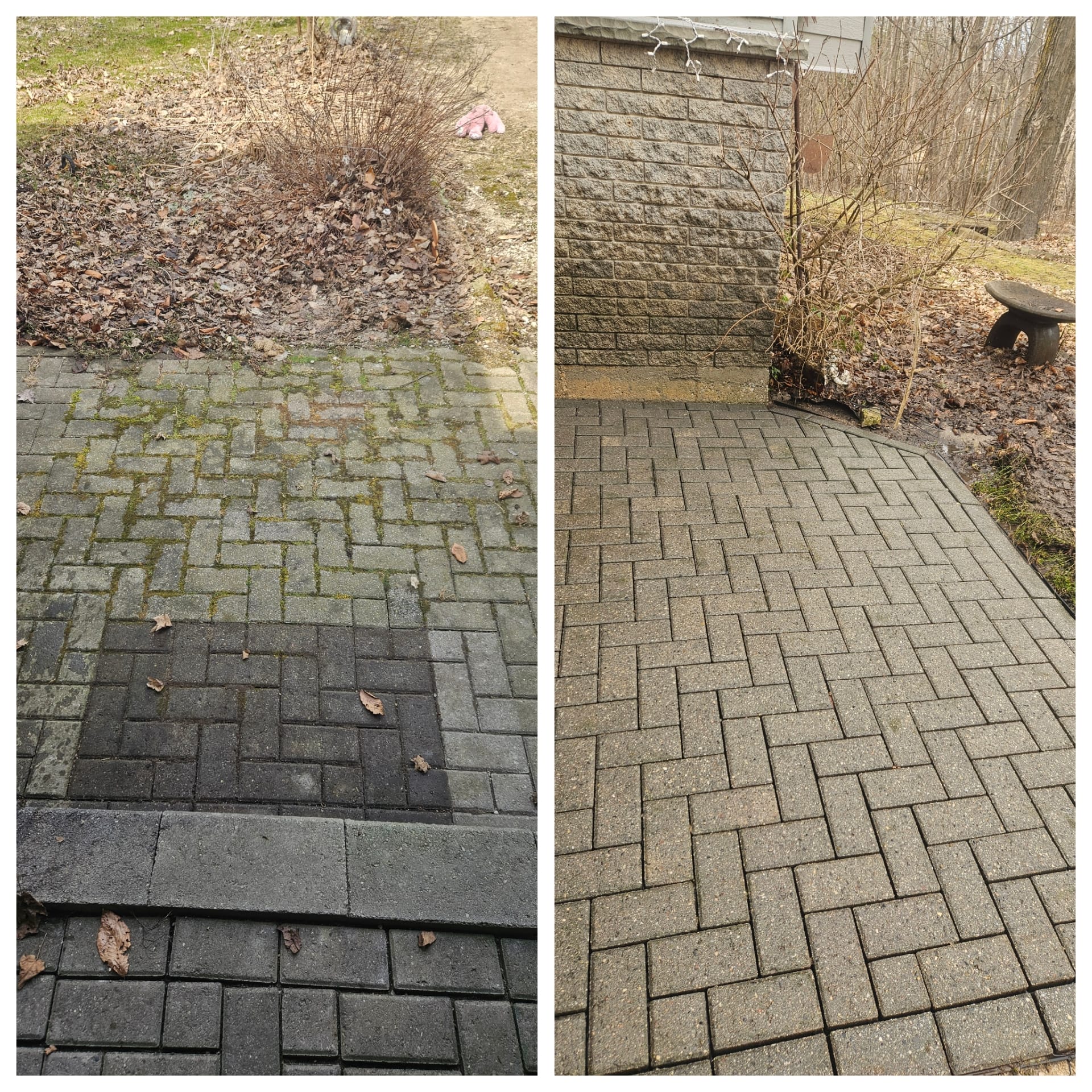 Cleaning transformation before and after