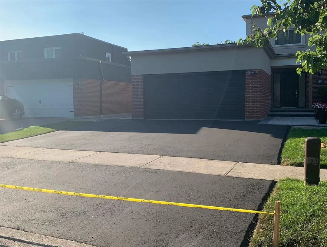 Driveway sealing project 4